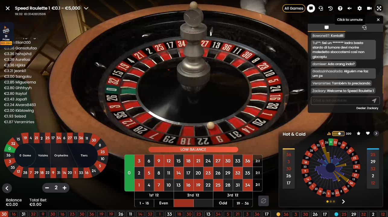 There is no question that European Roulette is one of the most popular versions of Live Roulette