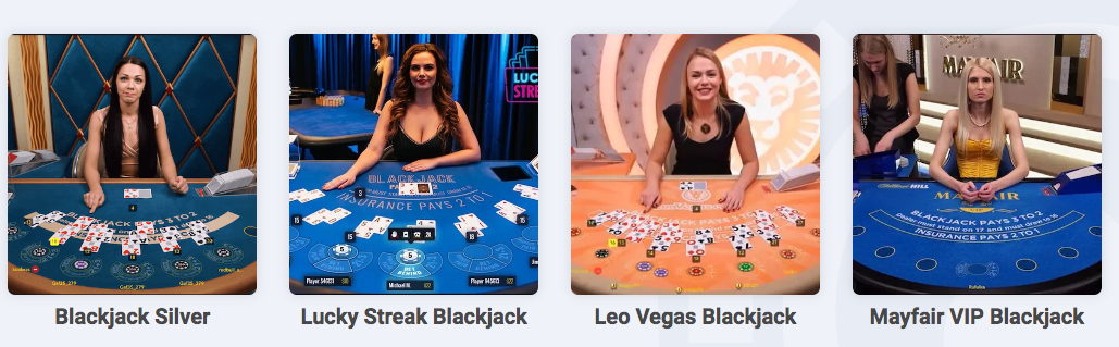 The most Blackjack tables feature several common side bets that come with different payout structures